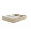 Estructura Cama 4 cajones Roble Canadian |SAYEZ|