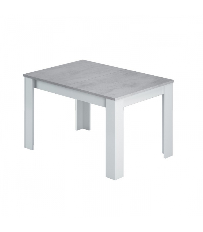 Mesa comedor extensible Cemento