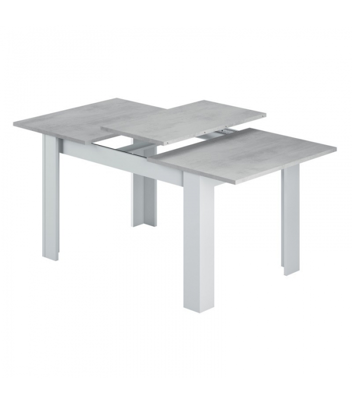 Mesa comedor extensible Cemento