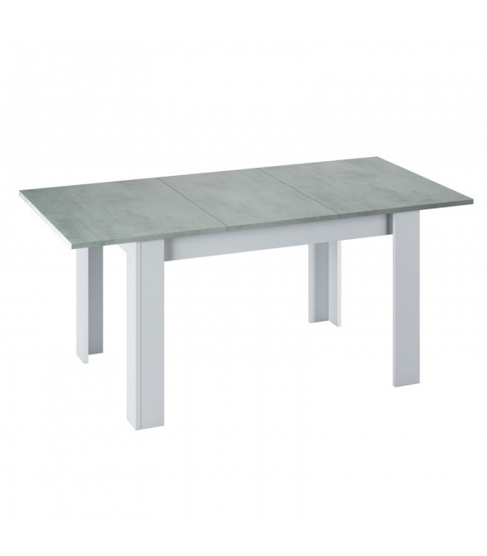 Mesa comedor extensible Cemento