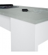 Mesa comedor extensible Cemento