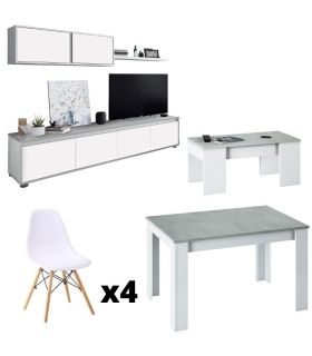 Conjunto Salón Cemento |SAYEZ|