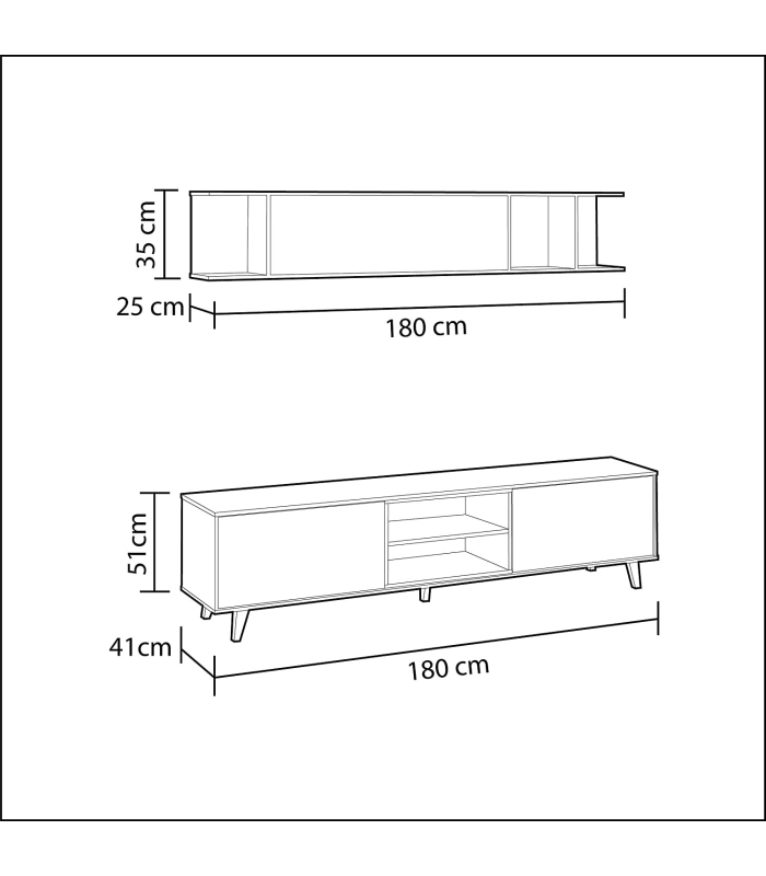 Conjunto de salón Zaiken Plus