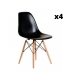 Silla Tower wood Nordica Negra