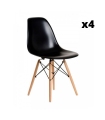 Silla Tower wood Nordica Negra