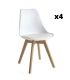 Pack 4 Sillas de Comedor Malmo |SAYEZ|