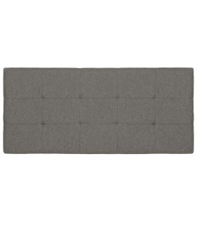 Cabezal Minos de 160 cm en tela dino gris con capitone
