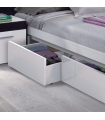 Estructura Cama 4 cajones Blanca