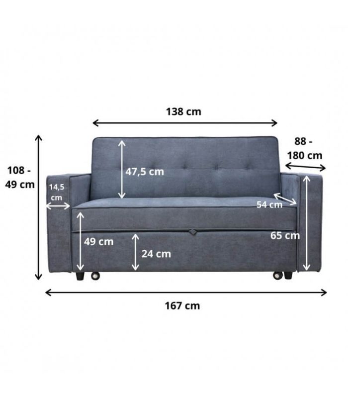 Sofá Cama Izan, pictograma |SAYEZ|