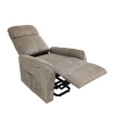 Sillón Relax Carlin Power Lift color cemento